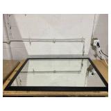 SMIROR Matte Black Bathroom Mirror for Over Sink 48x 40 inch, Metal Thick Frame Rectangle Vanity Mirror for Wall, Anti-Rust, Horizontally or Vertically Mounted SMIROR Matte Black Bathroom Mirror for Over Sink 48x 40 inch, Metal Thick Frame Rectangle Vanity Mirror for Wall, Anti-Rust, Horizontally or Vertically Mounted