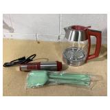 Good Housekeeping 3 piece Bundle: Immersion Blender, 1.8 QT Digital Easy Fill Glass Kettle, 3 Piece Silicone Baking Tool Set Good Housekeeping 3 piece Bundle: Immersion Blender, 1.8 QT Digital Easy Fill Glass Kettle, 3 Piece Silicone Baking Tool Set