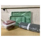 Good Housekeeping 3 piece Bundle: All in One Chopper, 9" x 13" and Better Half Sheet Pan Set, Electric Warming Mat with Storage Bag Good Housekeeping 3 piece Bundle: All in One Chopper, 9" x 13" and Better Half Sheet Pan Set, Electric Warming Mat with Storage Bag