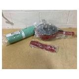 Good Housekeeping 3 piece Bundle: 3Qt Electric Cook Pot, Electric Warming Mat with Storage Bag, 3 Piece Silicone Baking Tool Set Good Housekeeping 3 piece Bundle: 3Qt Electric Cook Pot, Electric Warming Mat with Storage Bag, 3 Piece Silicone Baking Tool Set