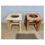 LOT OF 2 Raised Dog Bowl Stands LOT OF 2 Raised Dog Bowl Stands