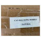 LOT OF 2 Raised Dog Bowl Stands LOT OF 2 Raised Dog Bowl Stands