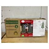Holiday Time 7.5ft Pre-lit Evergreen Sure-Lit Pole Spruce Tree, Green, 400 Color-Changing LED Holiday Time 7.5ft Pre-lit Evergreen Sure-Lit Pole Spruce Tree, Green, 400 Color-Changing LED