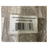 34 in. x 21 in. Gray Cotton Long Branch Reversible Bath Rug 34 in. x 21 in. Gray Cotton Long Branch Reversible Bath Rug