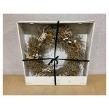 Wangbujianwang Handmade Dried Flower Wreath  10 Inch Real Plant Floral Ring, Rustic Boho Wall Decor for Home, Front Door, Wedding, or Seasonal Gift Wangbujianwang Handmade Dried Flower Wreath  10 Inch Real Plant Floral Ring, Rustic Boho Wall Decor for Home, Front Door, Wedding, or Seasonal Gift