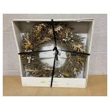 Wangbujianwang Handmade Dried Flower Wreath  10 Inch Real Plant Floral Ring, Rustic Boho Wall Decor for Home, Front Door, Wedding, or Seasonal Gift Wangbujianwang Handmade Dried Flower Wreath  10 Inch Real Plant Floral Ring, Rustic Boho Wall Decor for Home, Front Door, Wedding, or Seasonal Gift
