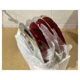 LOT OF 4 August & Leo Charger Plates, Set of 4. LOT OF 4 August & Leo Charger Plates, Set of 4.
