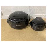 Kitchen HQ Large & Small Thermal Microwaveable Insulated Bowls w/Lids Kitchen HQ Large & Small Thermal Microwaveable Insulated Bowls w/Lids