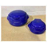 Kitchen HQ Large & Small Thermal Microwaveable Insulated Bowls w/Lids Kitchen HQ Large & Small Thermal Microwaveable Insulated Bowls w/Lids