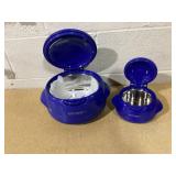 Kitchen HQ Large & Small Thermal Microwaveable Insulated Bowls w/Lids Kitchen HQ Large & Small Thermal Microwaveable Insulated Bowls w/Lids