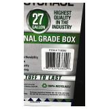 Set of 3 Greenmade 27 Gallon Professional Grade Storage Box with Snap-Tight Lid