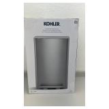 Kohler 13 Gallon Stainless Steel Step Trash Can with Liner
