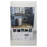 Kohler 13 Gallon Stainless Steel Step Trash Can with Liner
