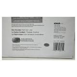 Kohler 13 Gallon Stainless Steel Step Trash Can with Liner