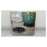 Inside Outside Garden Steel Plant Caddy 2 Pack