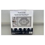 Wyatt & Ash Machine Washable Area Rug 5ft 3in x 7ft 5in