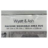 Wyatt & Ash Machine Washable Area Rug 5ft 3in x 7ft 5in