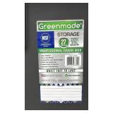 Set of 3 Greenmade 27 Gallon Storage Totes with Yellow Lids