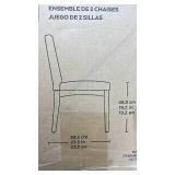 Thomasville Set of 2 Upholstered Dining Chairs