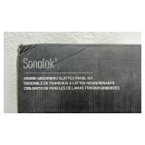 Artika Sonolok Sound Absorbing Slatted Panel Kit, Walnut Finish, Pack of 4