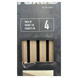 Artika Sonolok Sound Absorbing Slatted Panel Kit, Walnut Finish, Pack of 4