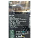 Artika Sonolok Sound Absorbing Slatted Panel Kit, Walnut Finish, Pack of 4