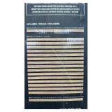 Artika Sonolok Sound Absorbing Slatted Panel Kit, Walnut Finish, Pack of 4