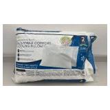 PureLux Gel Memory Foam Adjustable Comfort Cooling Pillows, Queen, 2 Pack