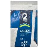PureLux Gel Memory Foam Adjustable Comfort Cooling Pillows, Queen, 2 Pack