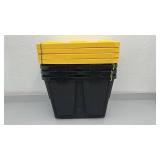 Set of 4 Greenmade 12-Gallon Professional Grade Storage Boxes