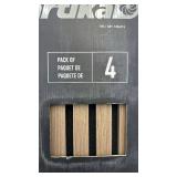 Artika Sonduk Sound Absorbing Slatted Panel Kit, Walnut, 4 Panels