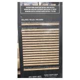 Artika Sonduk Sound Absorbing Slatted Panel Kit, Walnut, 4 Panels