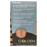 Golden Select Composite Deck Tiles Box, 7.75 sq ft Coverage
