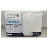 Serenity by Tempur-Pedic Cooling Memory Foam Pillow Standard Size