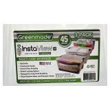3-Pack Greenmade InstaView 45 Quart Multi-Use Storage Totes