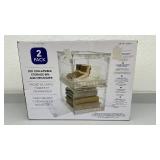 2 Pack Collapsible Storage Bin and Organizer