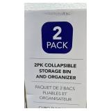 2 Pack Collapsible Storage Bin and Organizer