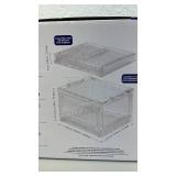 2 Pack Collapsible Storage Bin and Organizer