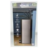 Kohler 13 Gallon Stainless Steel Step Trash Can with Lid and Liner