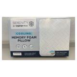 Serenity by Tempur-Pedic Cooling Memory Foam Pillow Standard Size