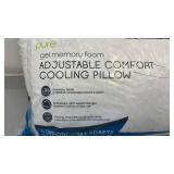 Purelux Adjustable Comfort Cooling Gel Memory Foam Pillows 2-Pack Queen