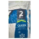 Purelux Adjustable Comfort Cooling Gel Memory Foam Pillows 2-Pack Queen