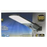 Sol Brite Solar Area Light 5000 Lumens Motion Activated Outdoor Fixture