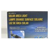 Sol Brite Solar Area Light 5000 Lumens Motion Activated Outdoor Fixture