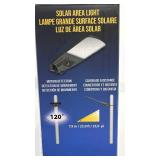 Sol Brite Solar Area Light 5000 Lumens Motion Activated Outdoor Fixture