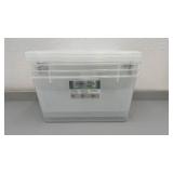Greenmade InstaView 45 Quart Multi-Use Storage Containers, 3 Pack