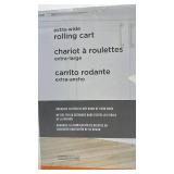 Neatfreak Extra-Wide 3-Tier Rolling Storage Cart