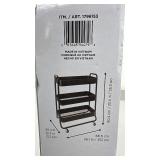 Neatfreak Extra-Wide 3-Tier Rolling Storage Cart