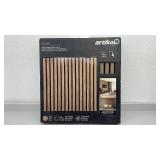 Artika Sonolok Walnut Slatted Sound-Absorbing Panel Kit, 4 Panels
