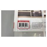 Set of 4 Plastic Buckle-Up Storage Boxes 13 Qt Stackable Clear
